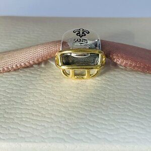 Pandora NFL New Orleans Saints Football Helmet Charm Pendant
